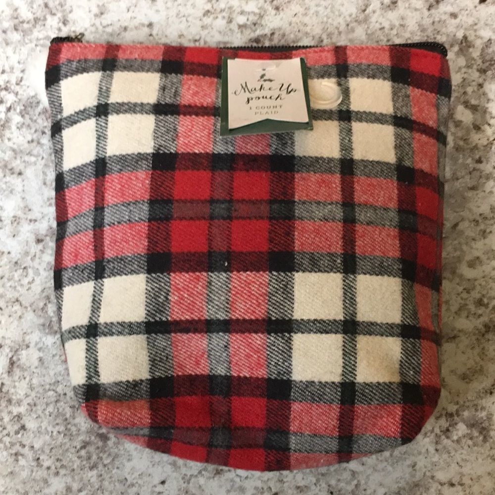 Striped Make Up Pouch.
